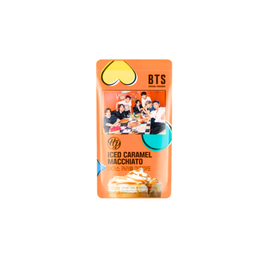 Pouch caramelo macchiato BTS